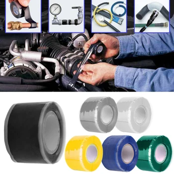 

1.5m / 3m x 2.5cm Silicone Duct Tape Super Strong Fiber Waterproof Stop Leaks Piping Seal Repair Self Fix Fiberfix Adhesive Tape