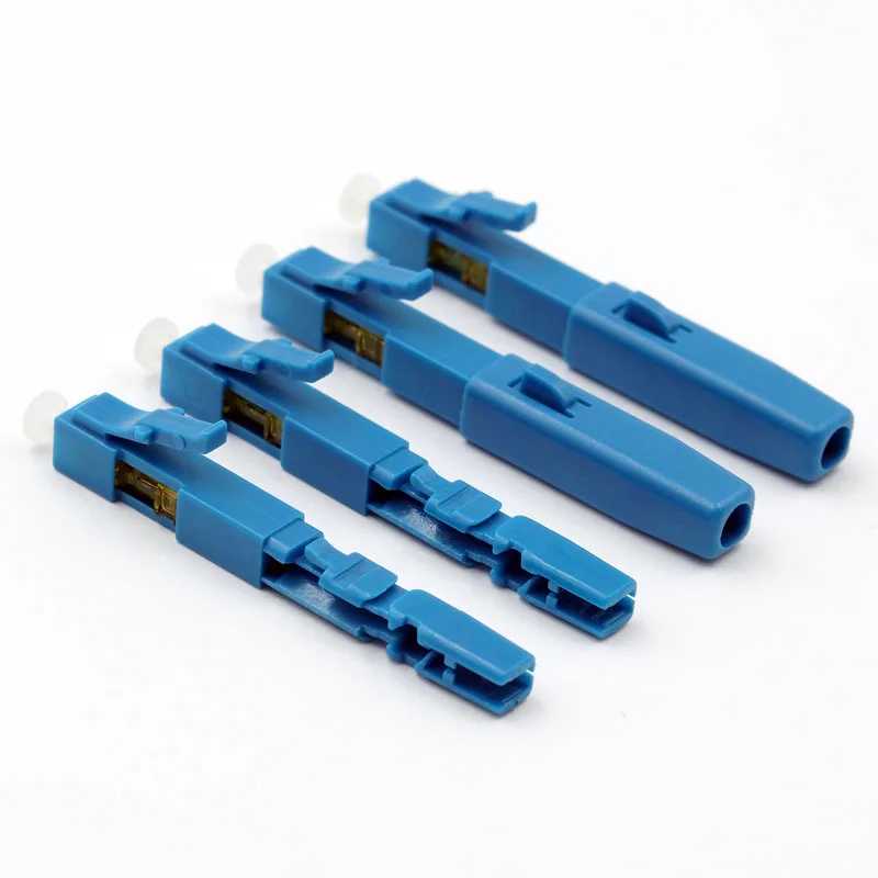100PCS LC/UPC Quick Connector FTTH Optic Fiber single mode Embedded LC ...