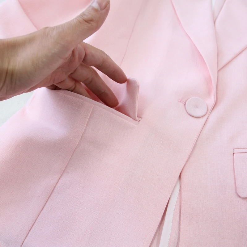 Pink two piece office lady suits skinny bodycon pencil Pink two piece office lady suits skinny bodycon pencil