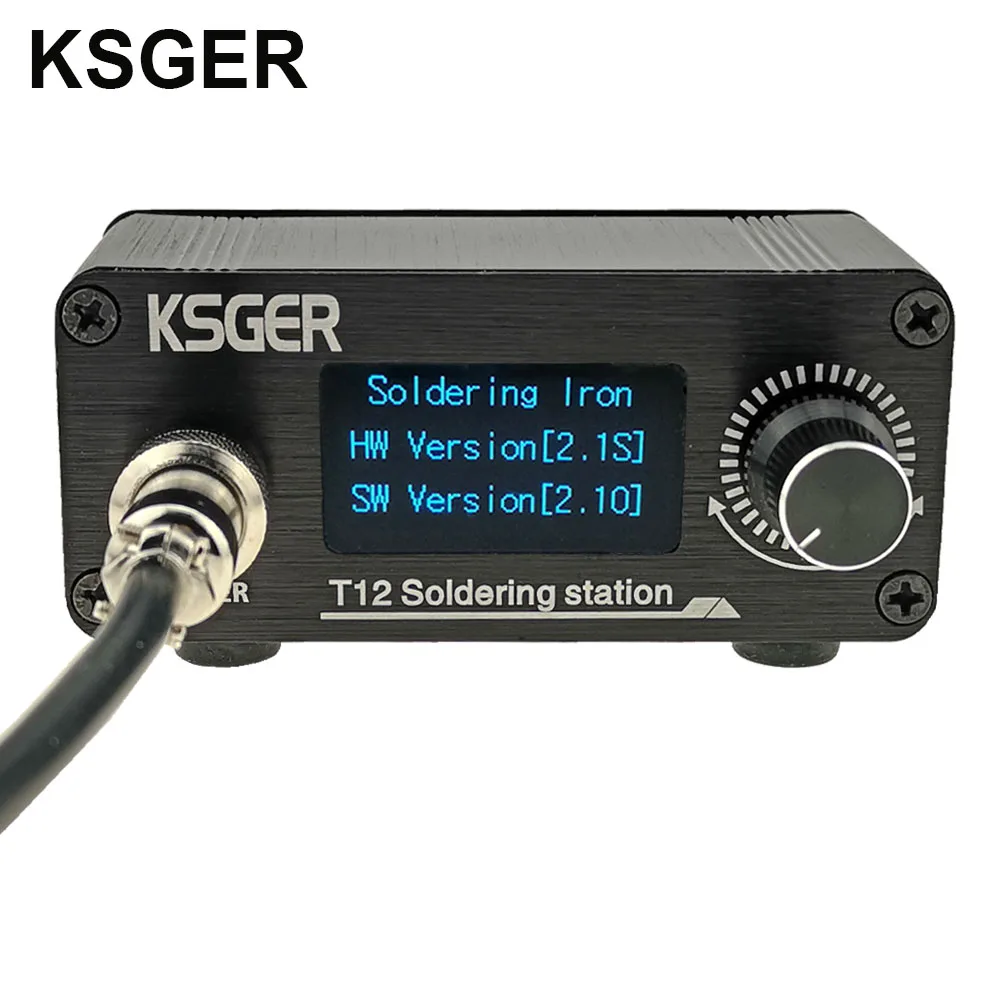 Паяльная станция KSGER Mini T12 STM32 V2.1S OLED сварочные инструменты для быстрого нагрева
