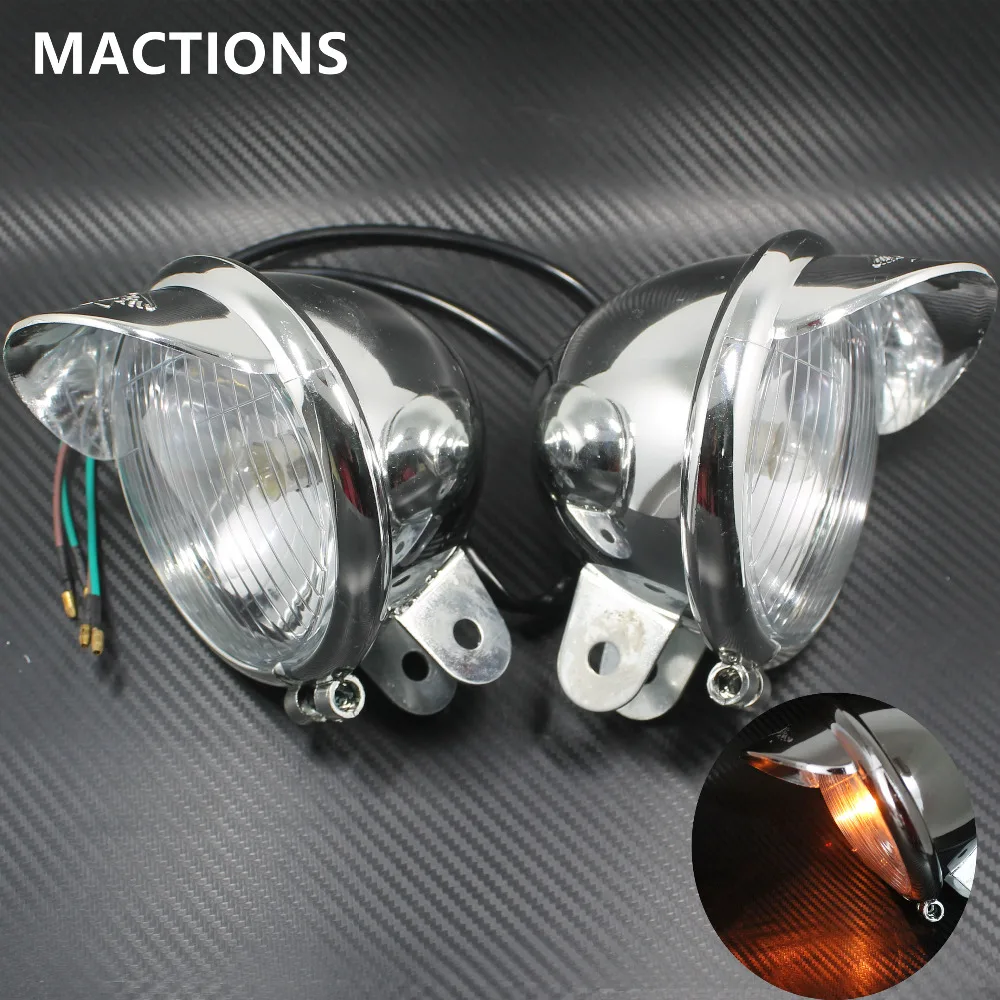 Buy 2x Universal Motorcycle Fog Light Lamp Headlight