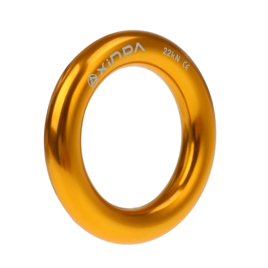 

Large Rappel Ring 22KN Bail-Out Rope Connector for Tree Climbing Arborist Rappelling Rescue Hammock Setting