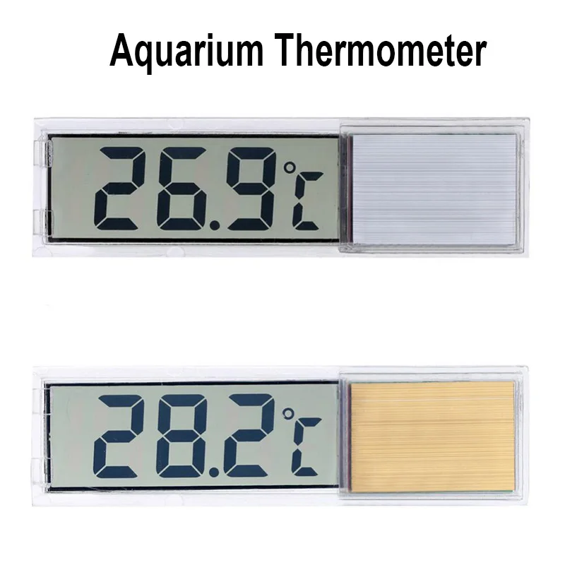 

JU Fish Tank Aquarium Heater Thermometer Fish Tank Accessories External Temperature Digital Display Aquarium Accessories