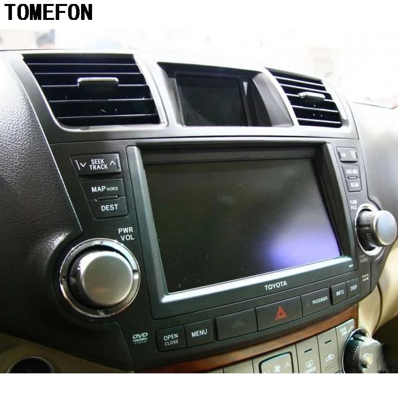 TOMEFON для Toyota Highlander 2009 до 2013 углеродное волокно специальная краска внутренняя