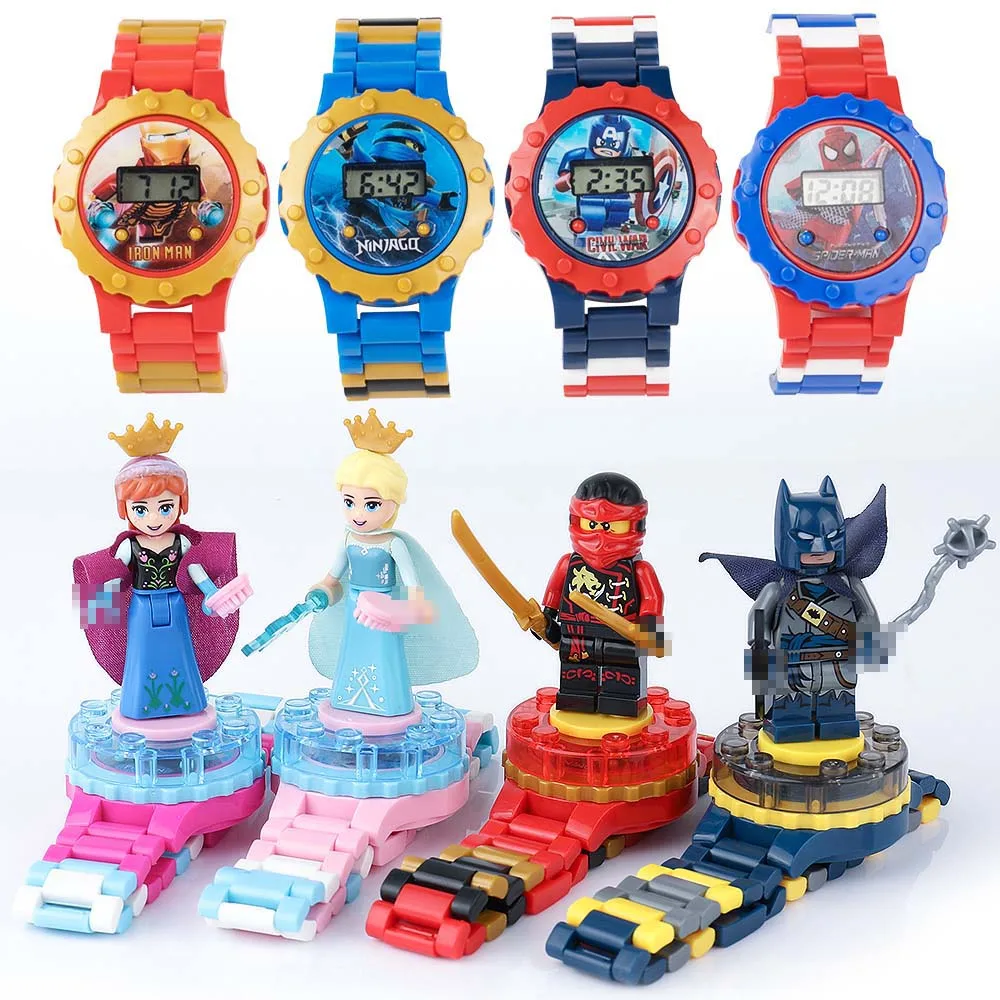 Tumama Building Blocks Watch Bricks DIY 3D Ninjago Toys For Kids Can Adjust the Length Creative Educational Building Blocks      Tumama Building Blocks Watch Bricks DIY 3D Ninjago Toys For Kids Can Adjust the Length Creative Educational Building Blocks