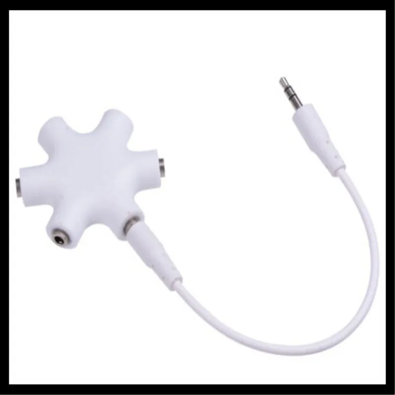 3-5mm-Earphone-5-Way-Headphone-Audio-Splitter-Adapter-Cables-For-Ipod-Phone-MP3 | Компьютеры и офис