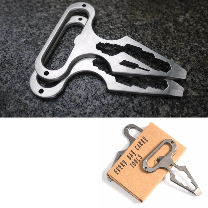 Protable Mini Multifunctional tool Self Defense Protection Tool Stainless Steel Bottle Opener