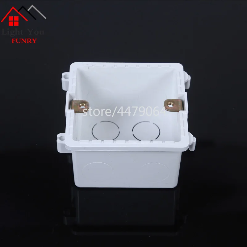 

Switch Socket junction installation box universal box multi-splicing box flame retardant bottom box 86mm*86mm*50mm