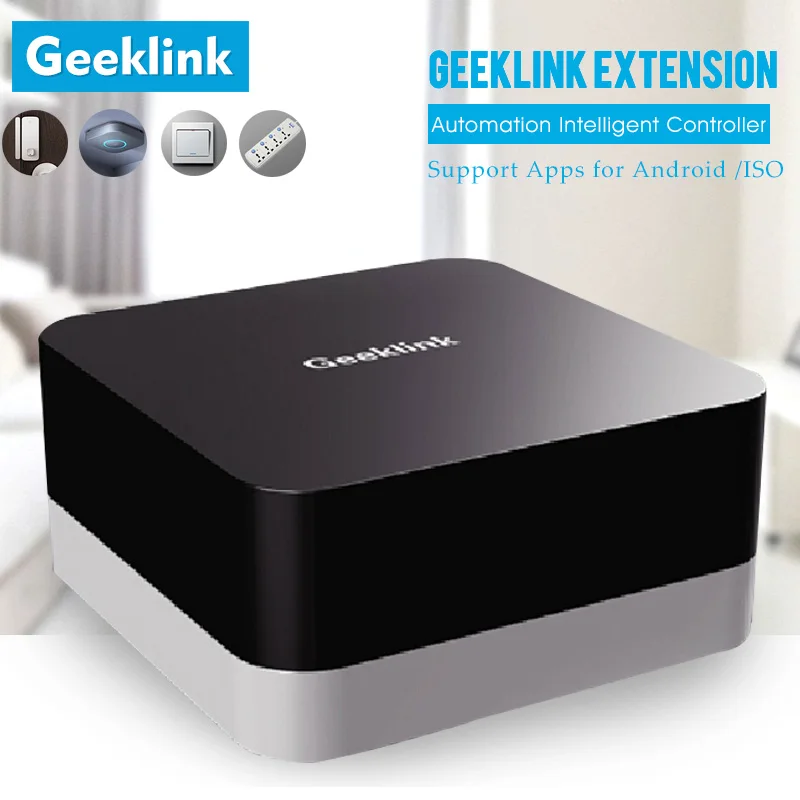 Smart Home Automation Geeklink Extension Intelligent Controller Wireless Remote Control Wifi Extender IR+RF Switch IOS android |