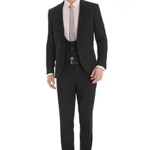 Мужские костюмы деловой летний костюм под заказ смокинг черная одежда жениха