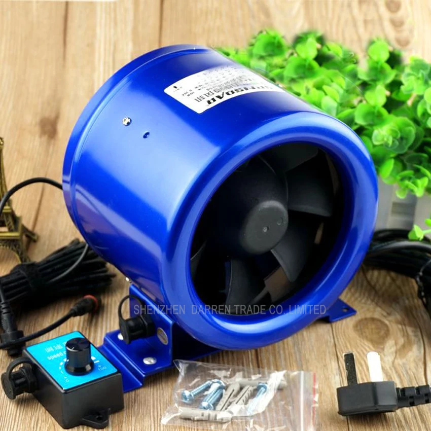 1PC 6 cun Quiet. Duct Fan Speed Controller Exhaust Blower Six Inch