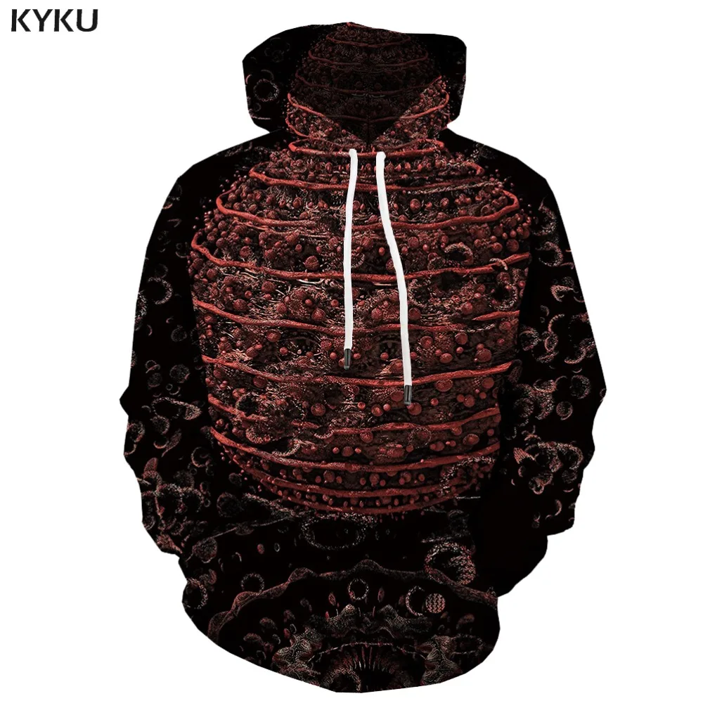 KYKU Brand Cat Sweatshirts men Galaxy Space Hooded Casual Mountain Sweatshirt Printed Animal Hoody Anime Harajuku 3d Printed