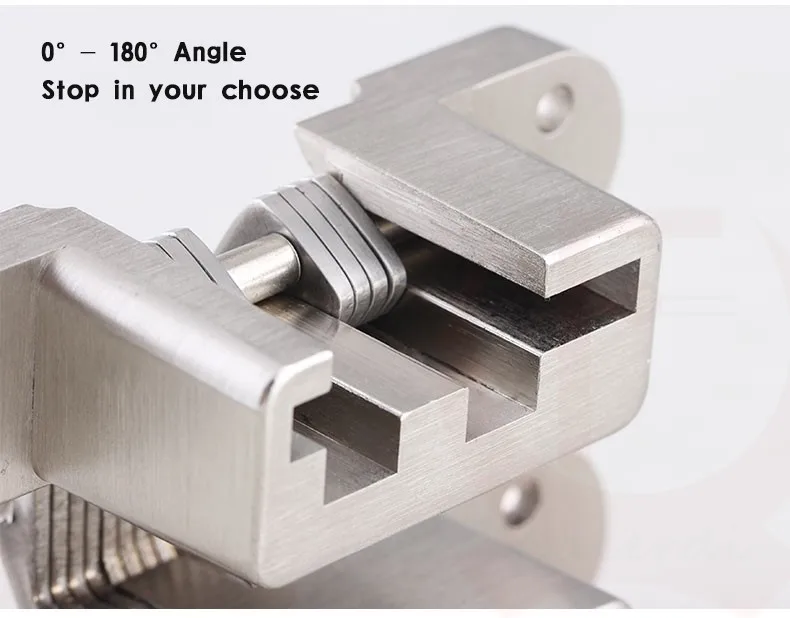 dobrável oculta invisível, hardware de móveis de cozinha, 7 tamanhos, 2pcs