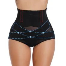 Для женщин Высокая талия талии тренер животик Управление Body Shaper нижнее белье, бесшовное нижнее белье, трусики-стринги, подтяжка ягодиц, пояс для похудения Body Shaper Pantiies