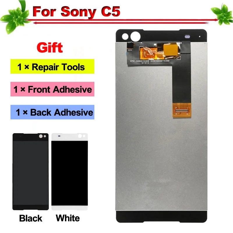 

6" for SONY Xperia C5 Ultra LCD Display Touch Screen Digitizer Full Assembly for Sony C5 E5506 E5533 E5563 E5553 Lcd Replacement