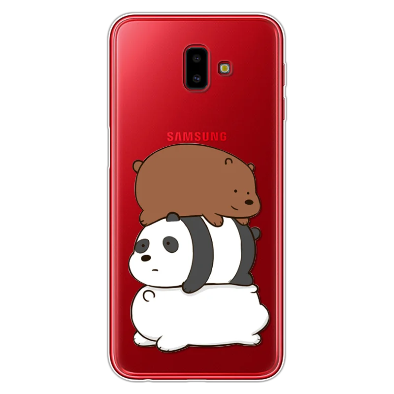 Мягкий мультяшный чехол Love CD для Samsung Galaxy J6 Plus 6 0 дюйма силиконовый из ТПУ J6Plus