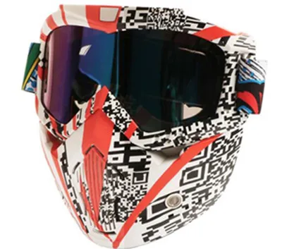 Hommes femmes lunettes de Ski сноуборд motoneige lunettes masque neige hiver лыжные lunettes de Ski motonetes de soleil - Цвет: Красный