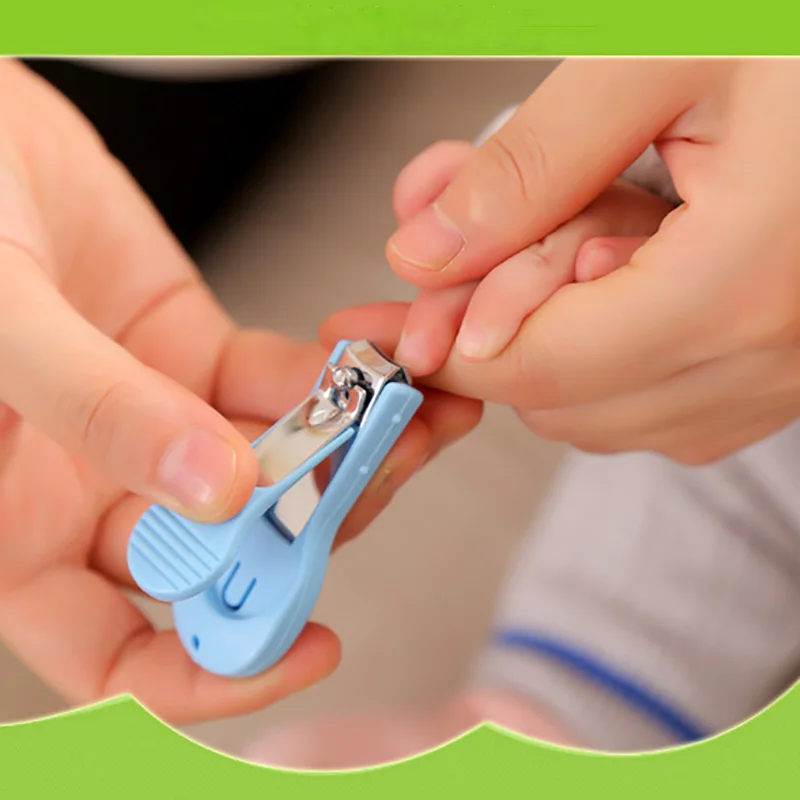 Милые мини-ножницы для ногтей, уход за ногтями, практичная машинка для стрижки, триммер, синий, удобный для ежедневного использования, детские ножницы для ногтей, маникюрные A021-50
