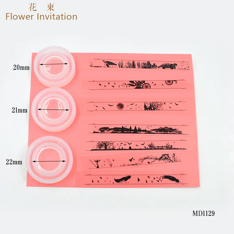 

Flower Invitation Manual DIY ring mold set manual silicone resin novice basic package set