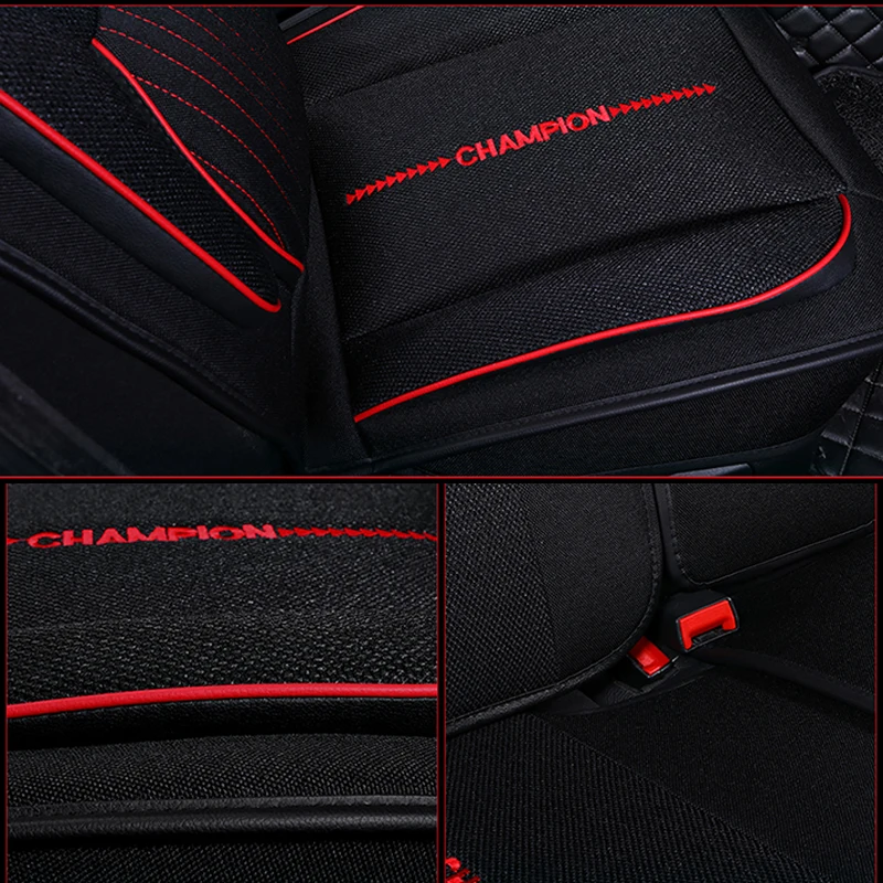 KADULEE Auto FLAX car seat cover For lexus rx 200 rx470 rx 570 peugeot rifter volvo v70 c30 mitsubishi grandis car set covers