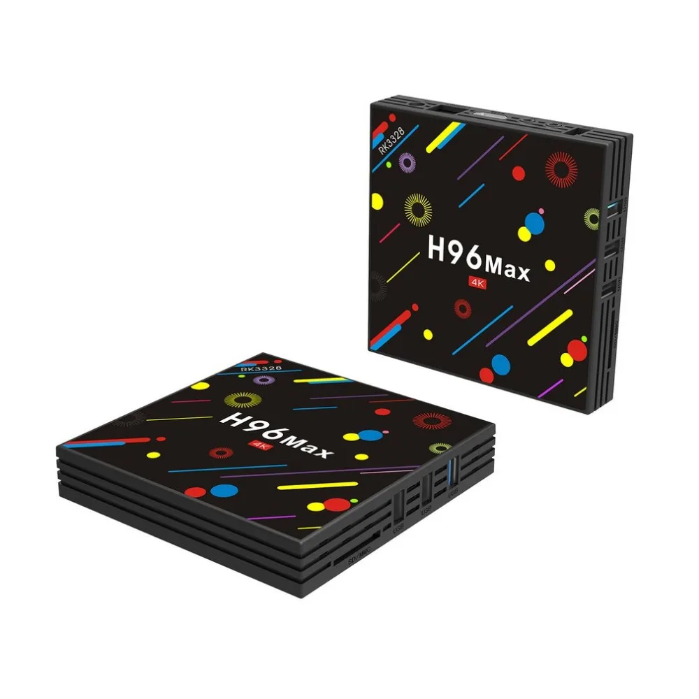 Online H96 Max H1 Android 7.1 Smart TV Box RK3328 Quad Core 4 GB 32 GB Set Top Box 2.4G 5G Dual Band WIFI USB 3.0 B 4.0 4 K Mediaspeler