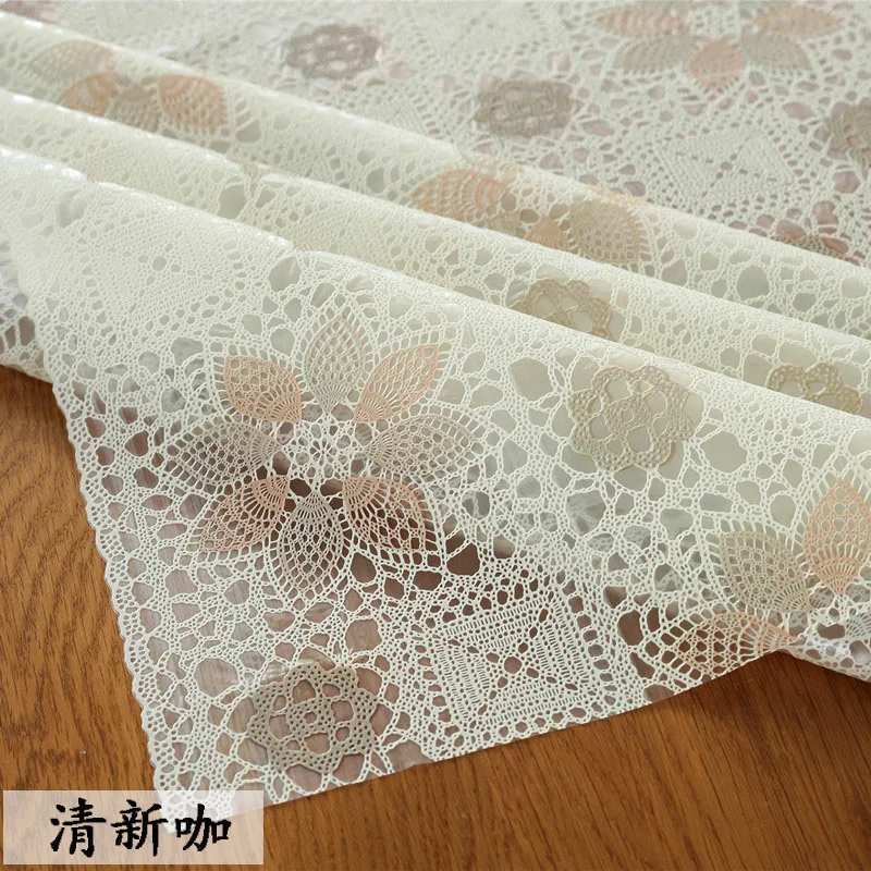 جودة pvc سماط طاولة الطعام للماء بلاستيكية غطاء طاولة القهوة نهاية القماش المستطيل 60 80 100x138 ملليمتر x 160 180 220 ملليمتر