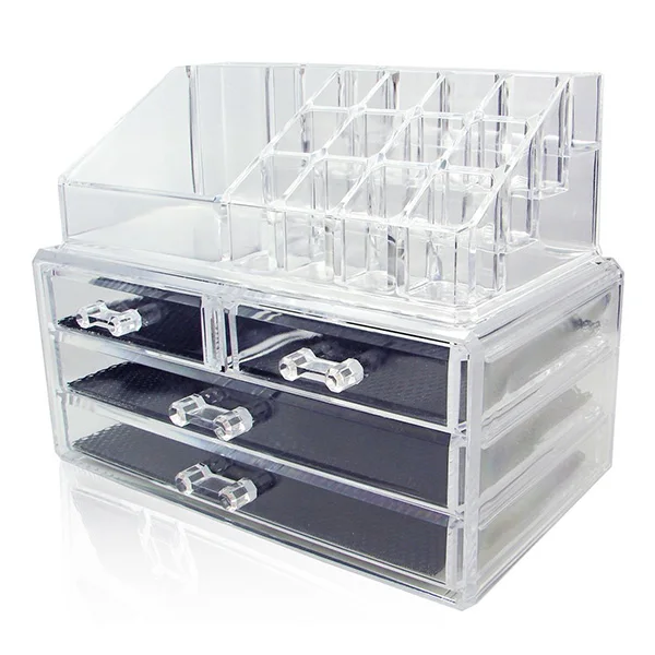 Image result for make up box transparent 4 drawer
