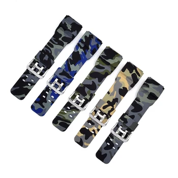 

Watch Band Strap Pin Buckle Adjustable Waterproof Silicone Wrist Watch Band Replacement Accessories Casio With Allen Key/Spanner