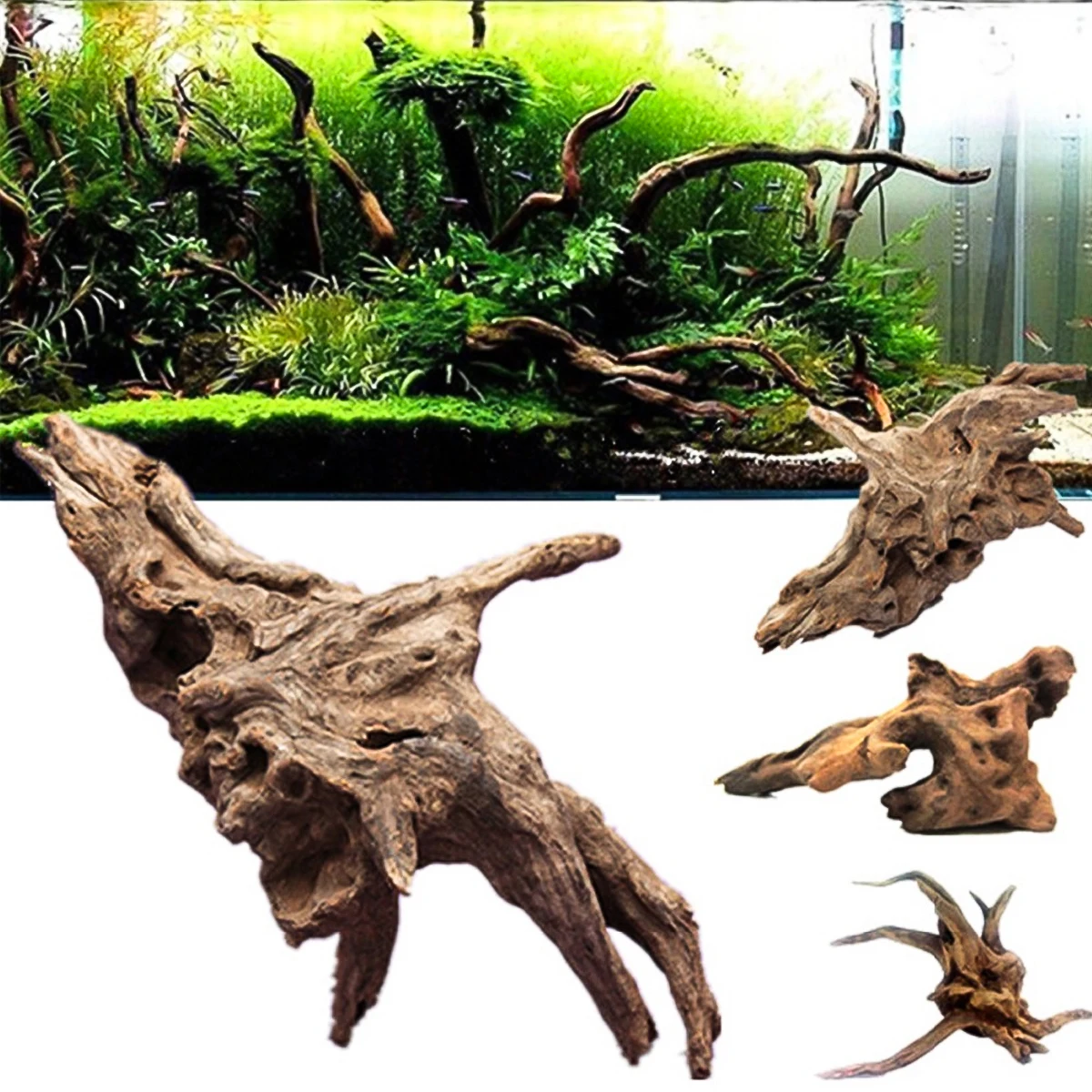 

Aquarium Landscaping Decoration Driftwood Fish Tank Ornament Dead Wood Tree Root Decor For Aquarium Fish Tank Fountain