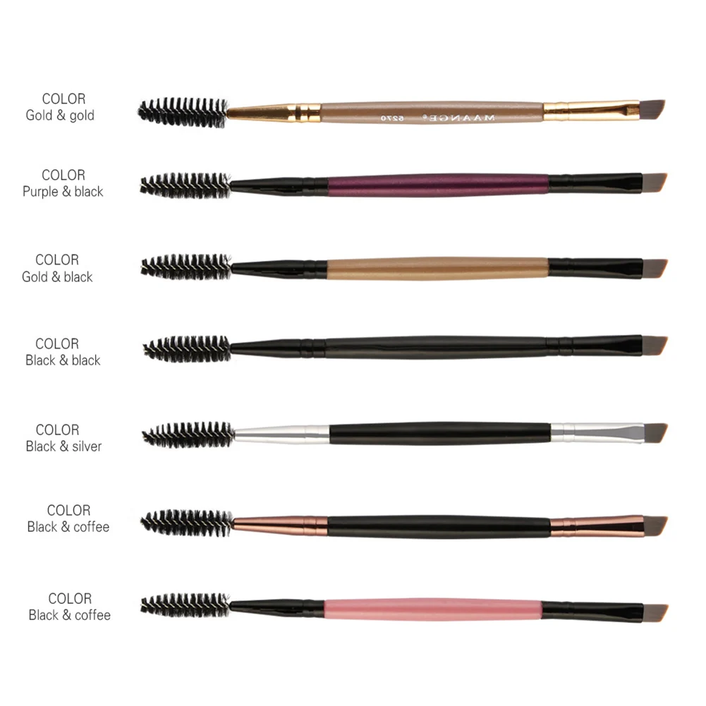 

1 Pcs Eyelash Eyebrow Brush Double Head Brush Eyelash Eyebrow Cosmetics Beauty Tools MH88