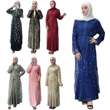 

Ramadan Abaya Robe Dubai Turkey Islam Kimono Cardigan Hijab Muslim Dress Kaftan Abayas For Women Jilbab Caftan Elbise Clothing