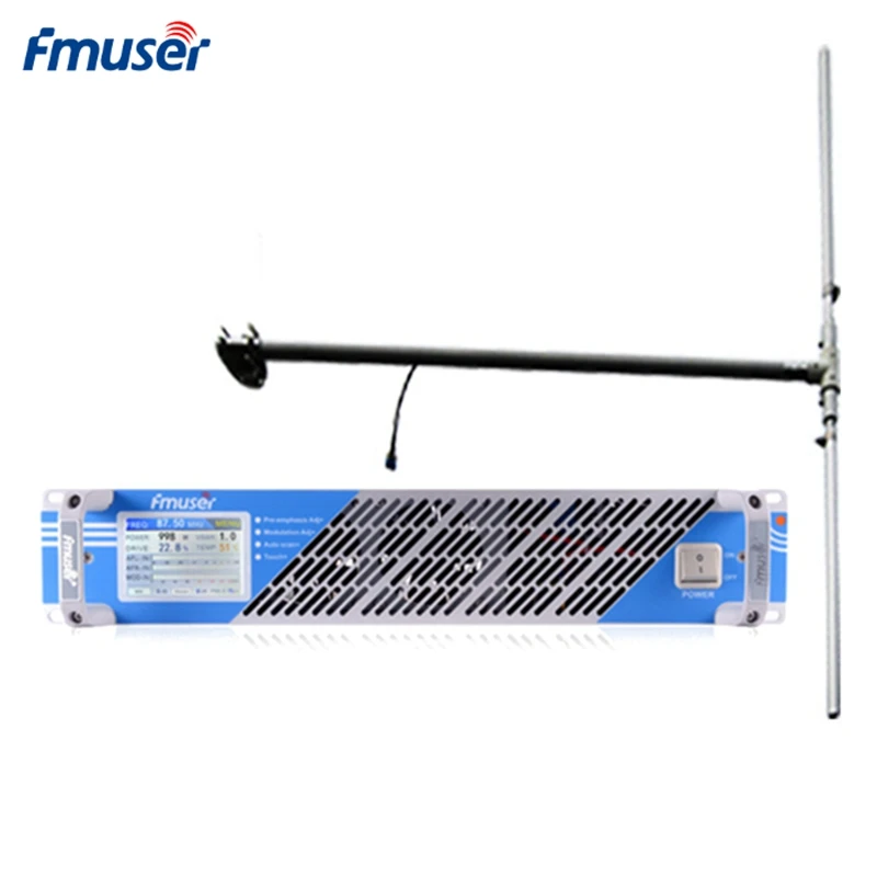 

FMUSER FSN-150T 150W 100 Watt FM Transmitt Kit FM Radio Transmitter Broadcast+Dipole Antenna+20m Cable For FM Radio Station