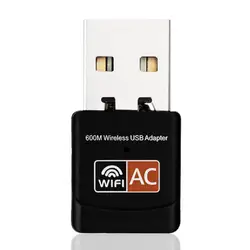 600 Мбит/с USB wifi адаптер AC600 2,4 ГГц 5 ГГц WiFi Antenne ПК мини-компьютер Netwerkkaart Ontvanger Dual Band 802.11b/n