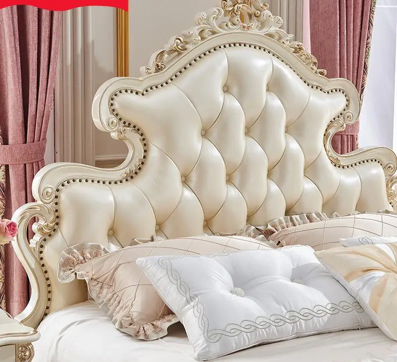 Hot sale Luxury Italian bed classic antique bed europe designs king size beds