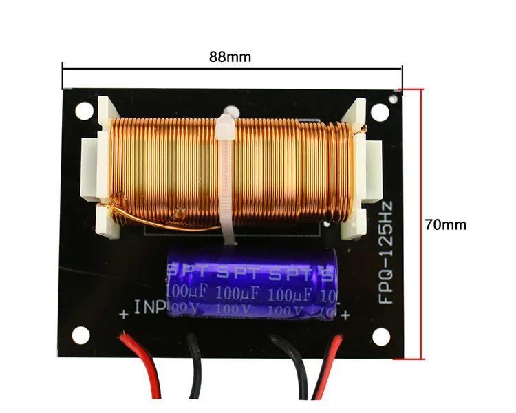 com o subwoofer do cabo 125 hz