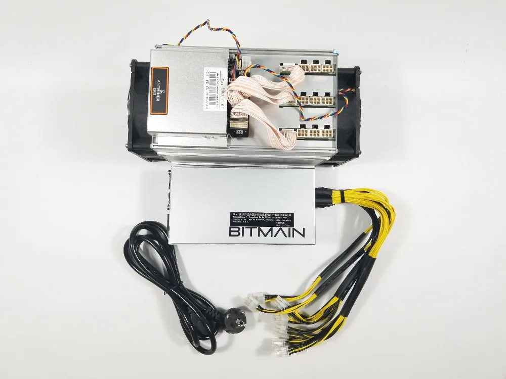 DCR Miner Antminer DR3 7.8TH/S с BITMAIN APW7 1800W PSU Asic Blake256R14 Miner лучше, чем antminer S9 Z9 mini D9 S11 Z9