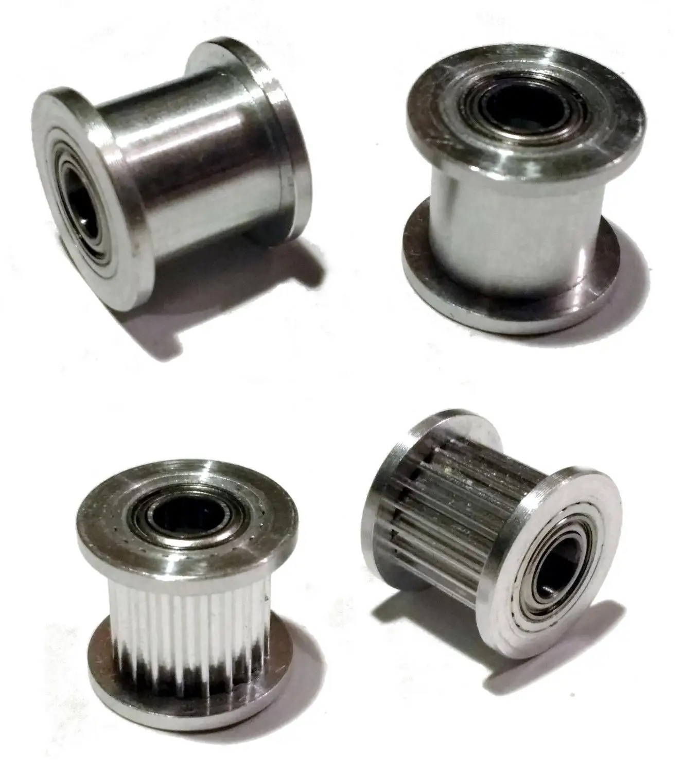 

free shipping 3D Printer GT2 Idler Pulley, Toothed and Smooth - 5mm Bore for 10mm wide belt