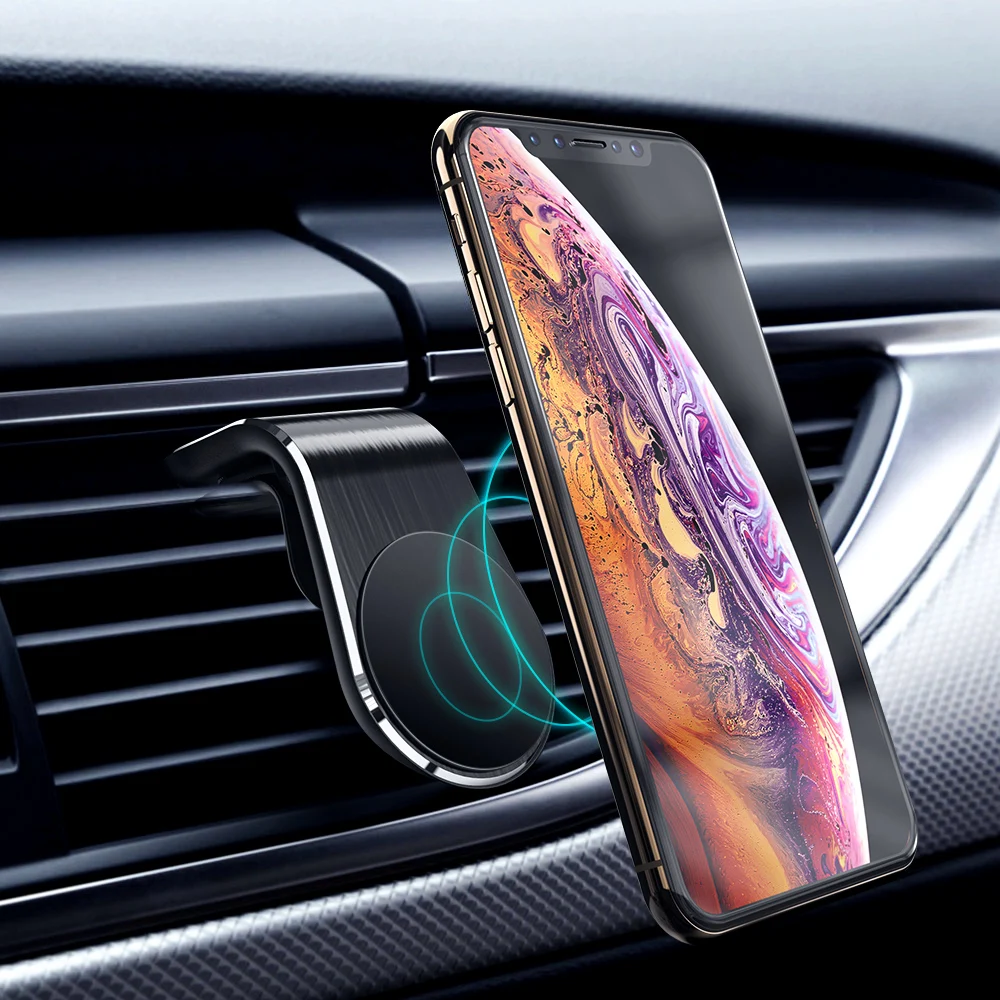Магнитный автомобильный держатель для телефона Samsung S10 Note 10 plus Redmi K20 магнитное