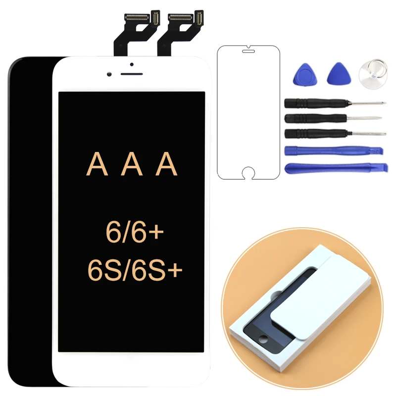 

Grade AAA Quality For iphone 5s 6G 6s 6G Plus 6s Plus LCD Dispaly Touch Screen Replacement Parts Digitizer Assembly with Tools