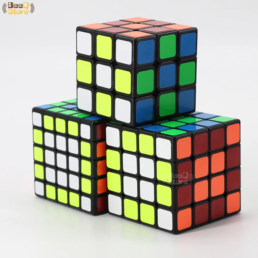 Shengshou ledgen 2x2/oneplus 3/OnePlus x 3 4x4 5x5 Magic Cube 2x2x2, 3x3x3, 4x4x4, 5x5x5, Скорость куб, головоломка, куб Волшебные magico черная игрушка для детей