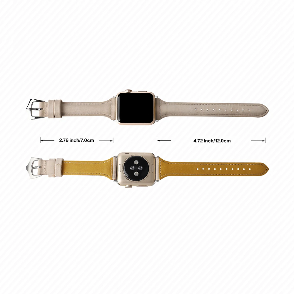 Кожаный ремешок для браслет или ремешок для ручных часов Apple 38 мм 42 замена Браслет наручные ремешок для iwatch серии 4 3 2 144 мм/40 умные аксессуары