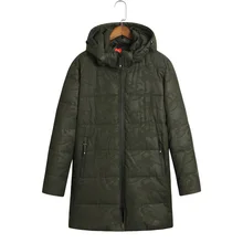 2017 Winter Jacket Men Cotton Padded Long Thick Warm Casual Hooded Mens Winter Parkas Size 6XL 7XL 8XL