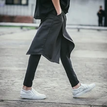 27-44 ярдов мужские брюки мужская индивидуальность Новинка немейнстрим djds мужская одежда брюки из искусственного двух частей Леггинсы мужские