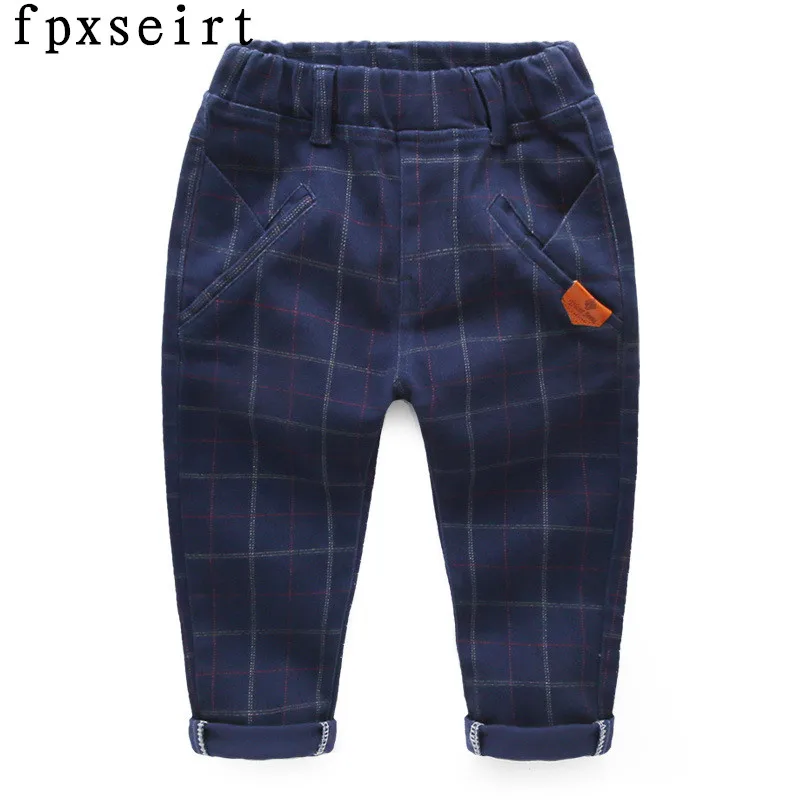 

A sells children's clothes boy grid casual pants new spring 2017 the 2-3-5 - year - old baby pants ins hot style