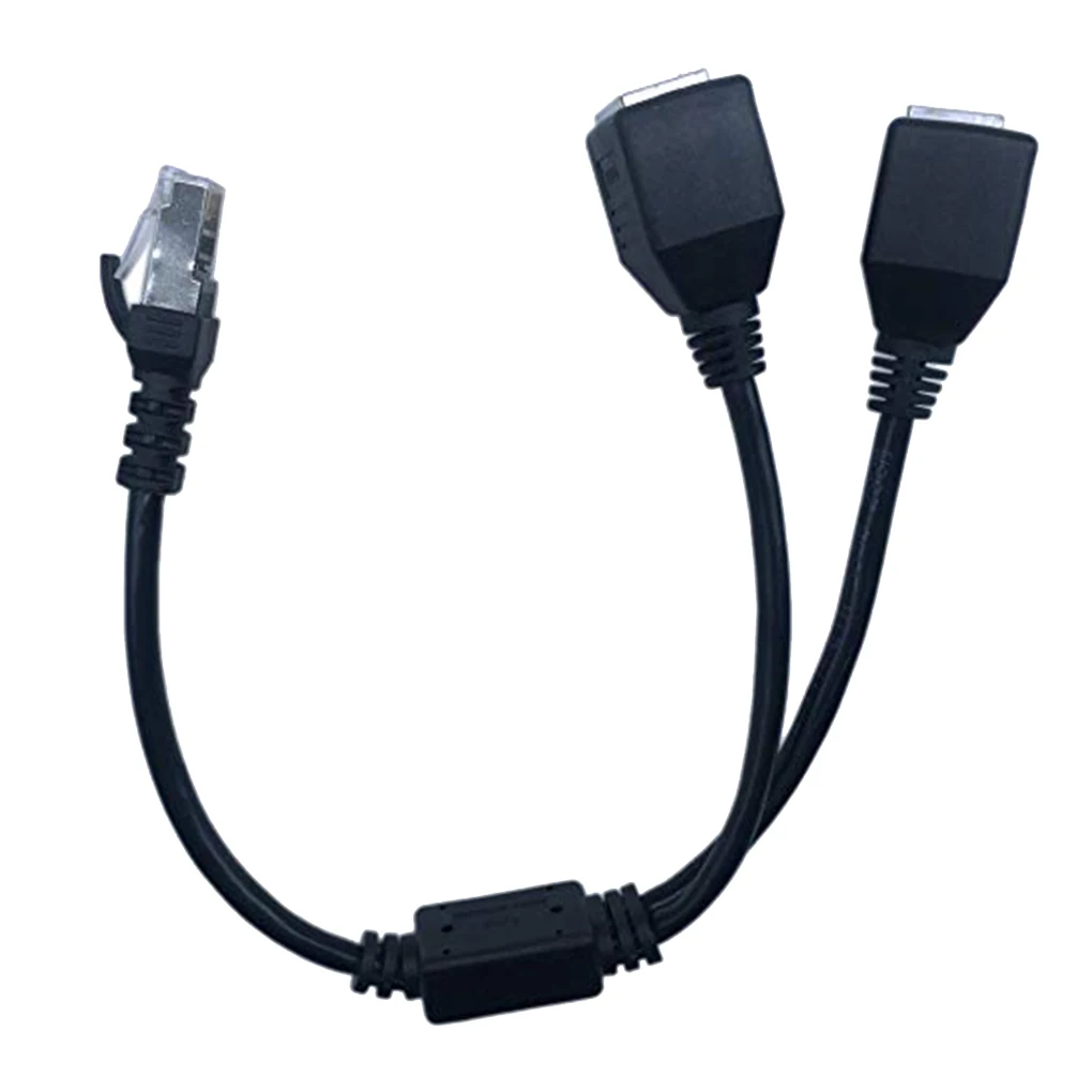 Splitter Cable-Adapter RJ45 8p8c-Network Female LAN 1-To-2-Port Cord High-Speed
