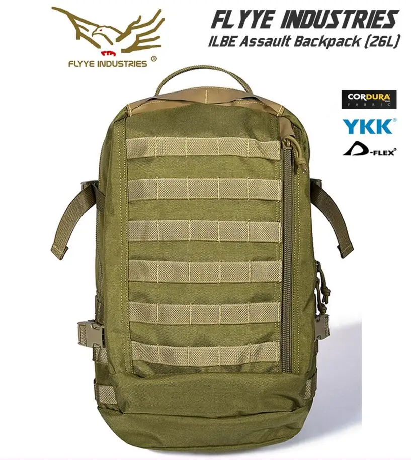 Рюкзак FLYYE ILBE Assault 26 л|cordura molle|cordura backpack militarycordura molle |