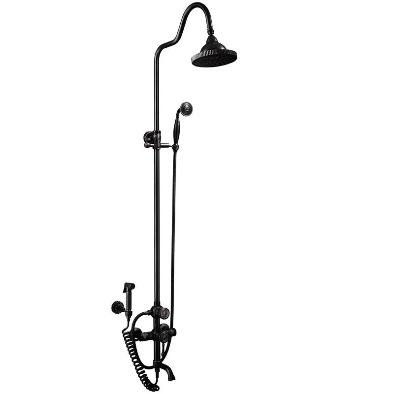 

sprinkler pressurized water-saving hand-held hydrotherapy shower head negative ion shower key water-stop sprinkler set