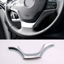 Для BMW 3 серии F30 F32 320 328 2013- рулевое колесо блестки полосы покрытие интерьера ABS хромированная отделка Стайлинг