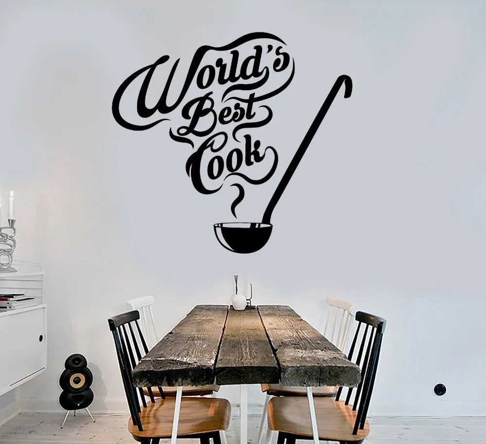 Buy Hot Sale Wall Decals Kitchen Quote Restaurant Chef