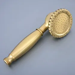 Brushed Brass Bath Telephone Shape Hand Spray Handheld Shower head / Bathroom Accessory ahh077